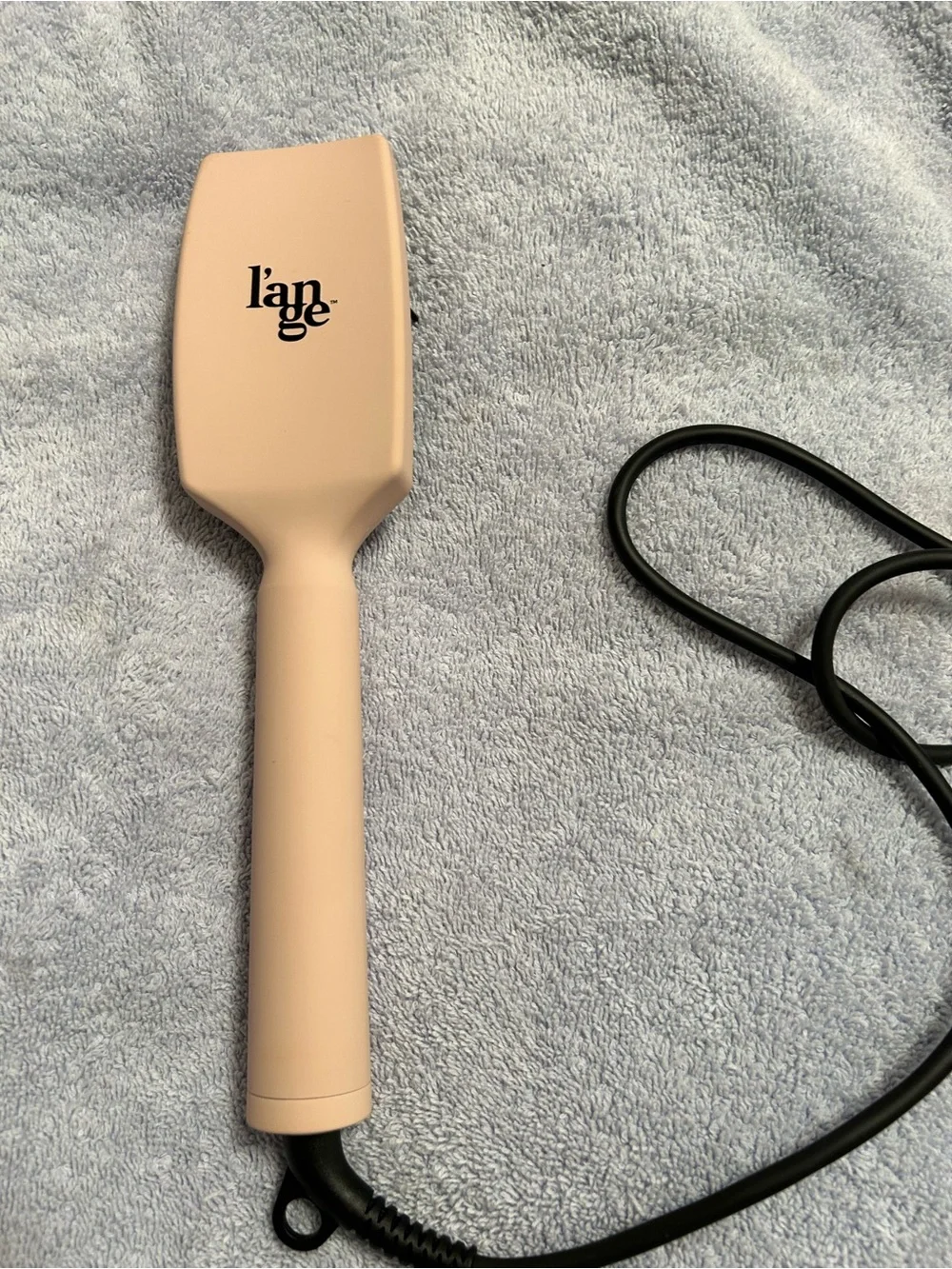 Lange Pink Paddle Hair Straightening Brush